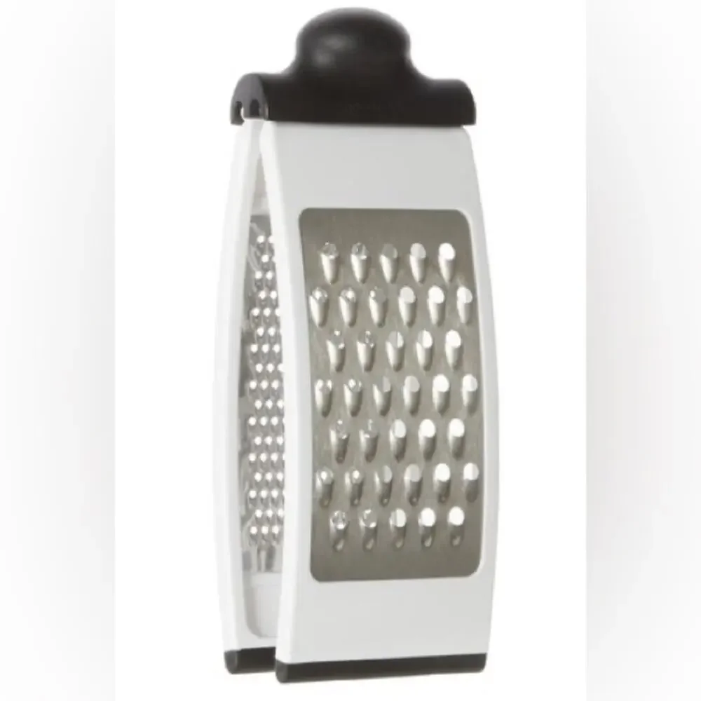 GOODCOOK Black White Plastic Stainless Steel Silver Folding Kitchen Grater Tool